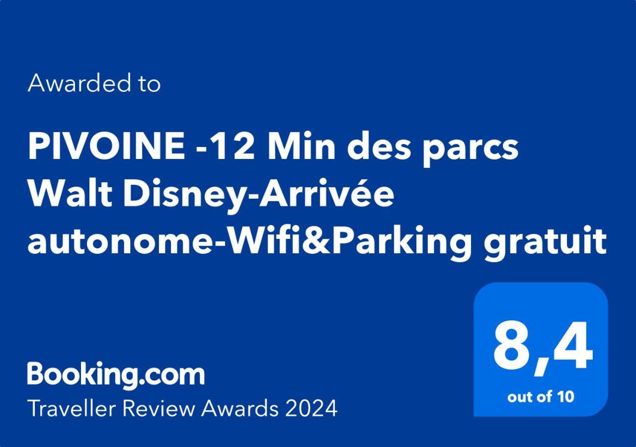 Pivoine -12 Min Des Parcs Walt Disney-Arrivee Autonome-Wifi&Parking Gratuit Montévrain Exterior foto